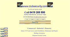 Desktop Screenshot of clubsecurity.com